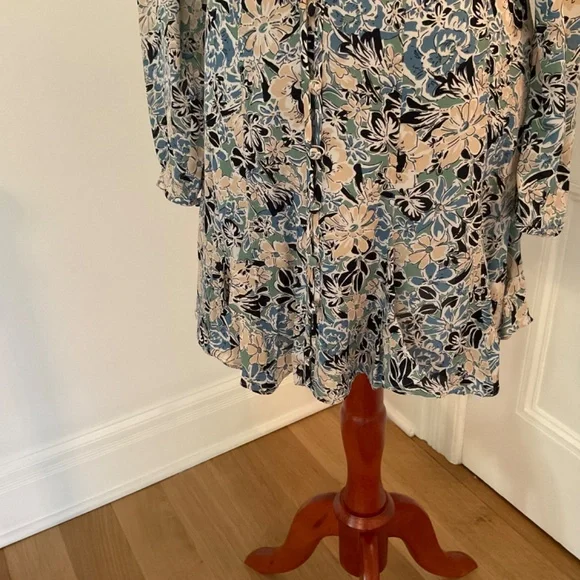 Veronica Beard Riggins Ashlynn Blue Floral mini dress - Picture 9 of 10